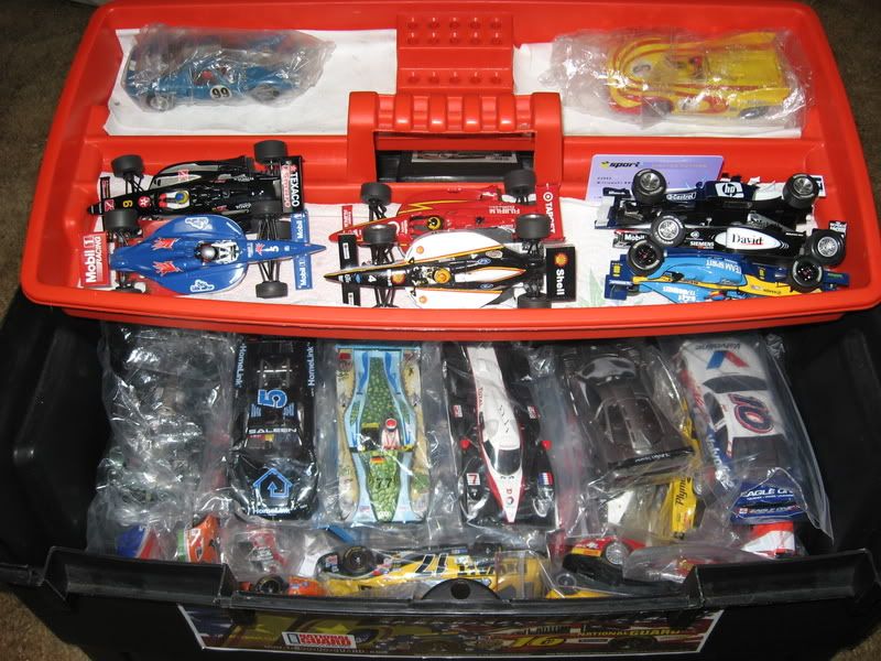 drag slot car pit box