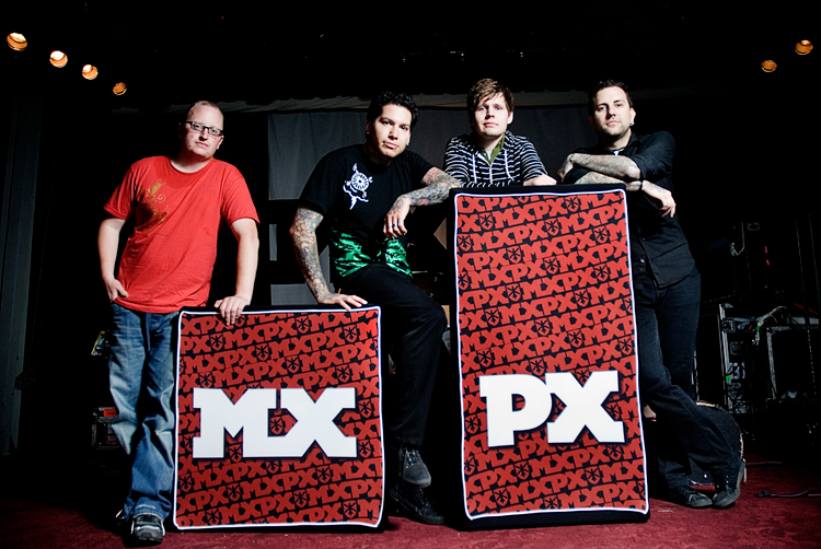 We just finished up with MXPX, and their new slip covers.