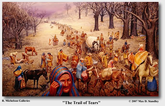 the trail of tears stamp