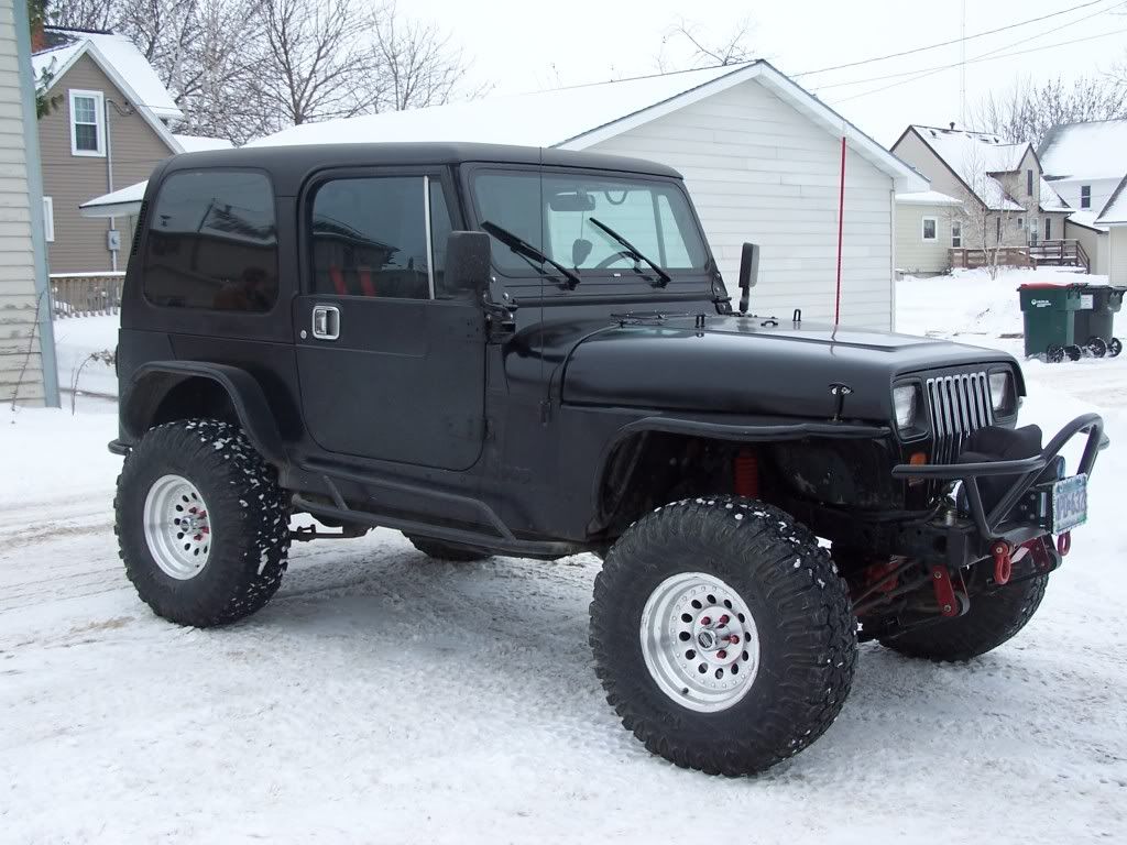 Jeep yj homemade flat fenders #2