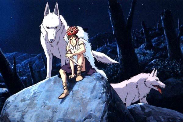 princess mononoke forest spirit. The head of the forest god is