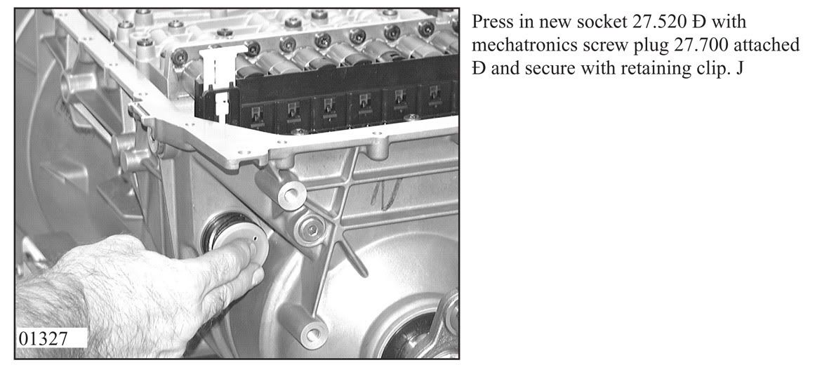 problem with sleeve replacement on 6HP26 transmission