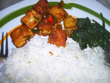 fried chili tofu