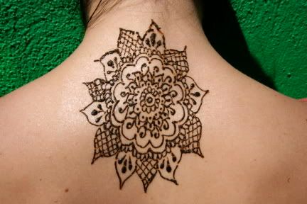 back henna