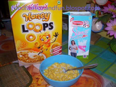 kellogs,honey loops,cereals