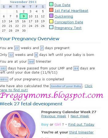 pregnant,due date calc