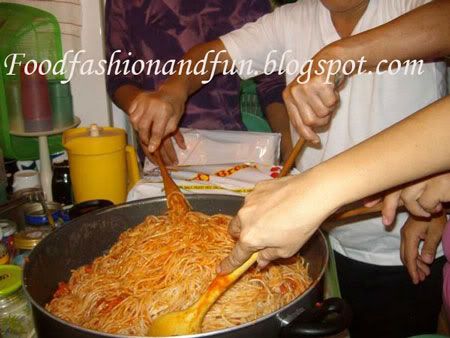pinoy style,spaghetti