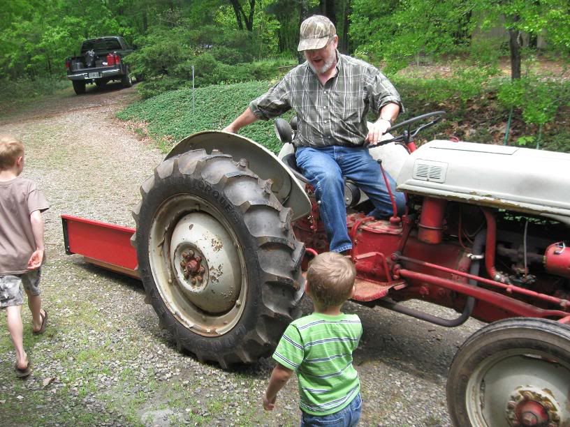 Going for a tractor ride!