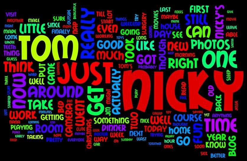 Wordle from my blog for the first half of 2007