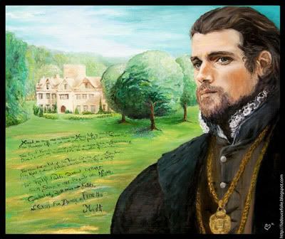 Henry Cavill Charles Brandon the tudors painting drawing portrait