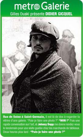 Metro - Johnny Depp - photo de Didier Gicquel