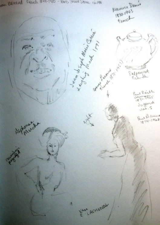 museum sketches