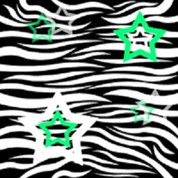 Zebra W/ Green Stars photo ZebraPattern.jpg
