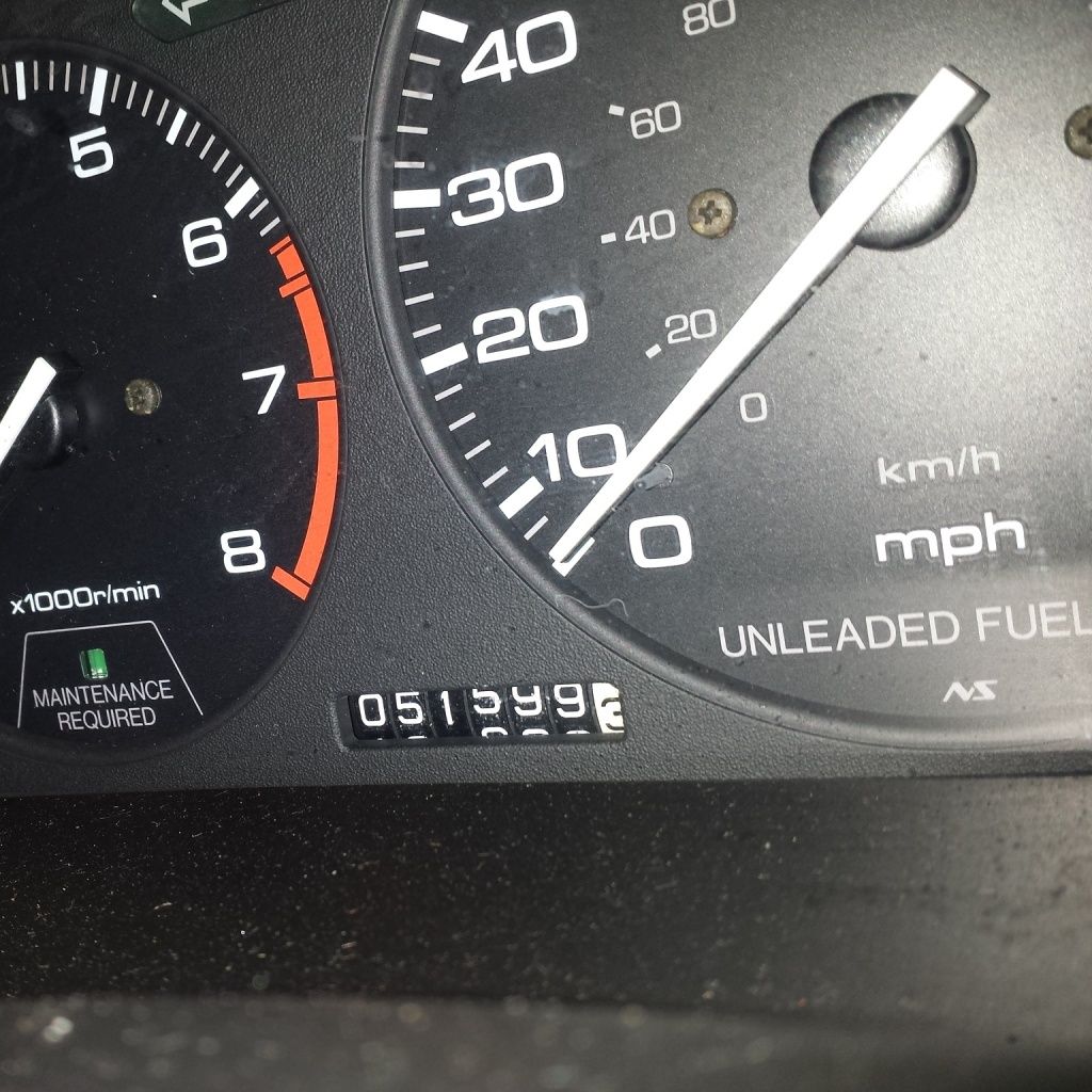 current odometer reading