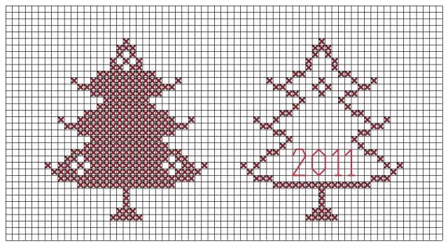Christmas Cross Stitch Alphabet Pattern