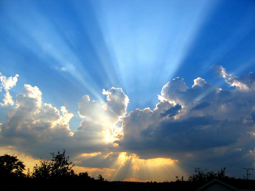 clouds photo: Silver Lining sunshine_through_clouds.jpg