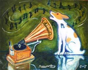 His Masters Voice Circus The Singing Dog Pictures, Images and Photos