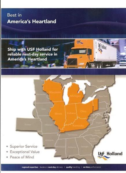 What services does USF Holland provide?