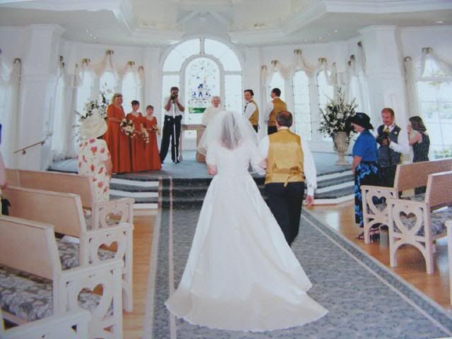 Here's some photo from our wedding of both inside the pavilion and one taken