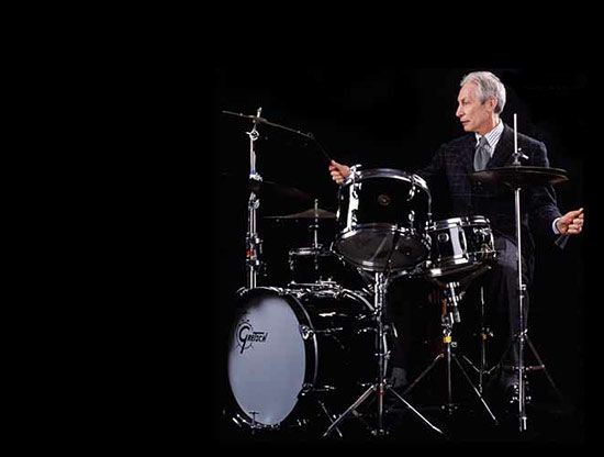 Charlie Watts of The Rolling Stones Charlie Watts of The Rolling Stones