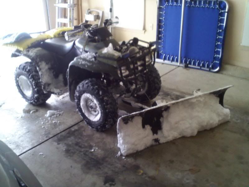 Honda recon 250 snow plow #4