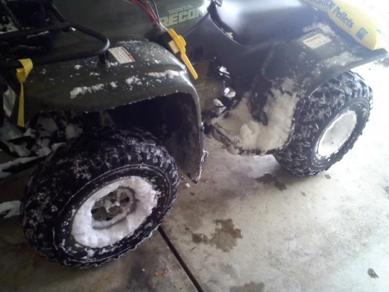 Honda recon es snow plow #4