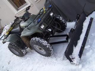 Honda recon es snow plow #6