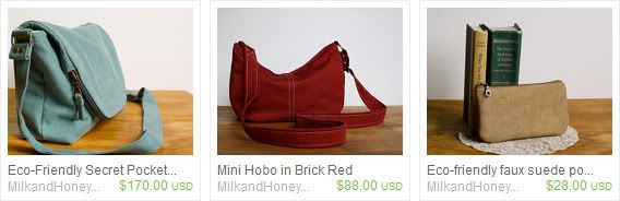 MilkandHoneyHandbags on Etsy