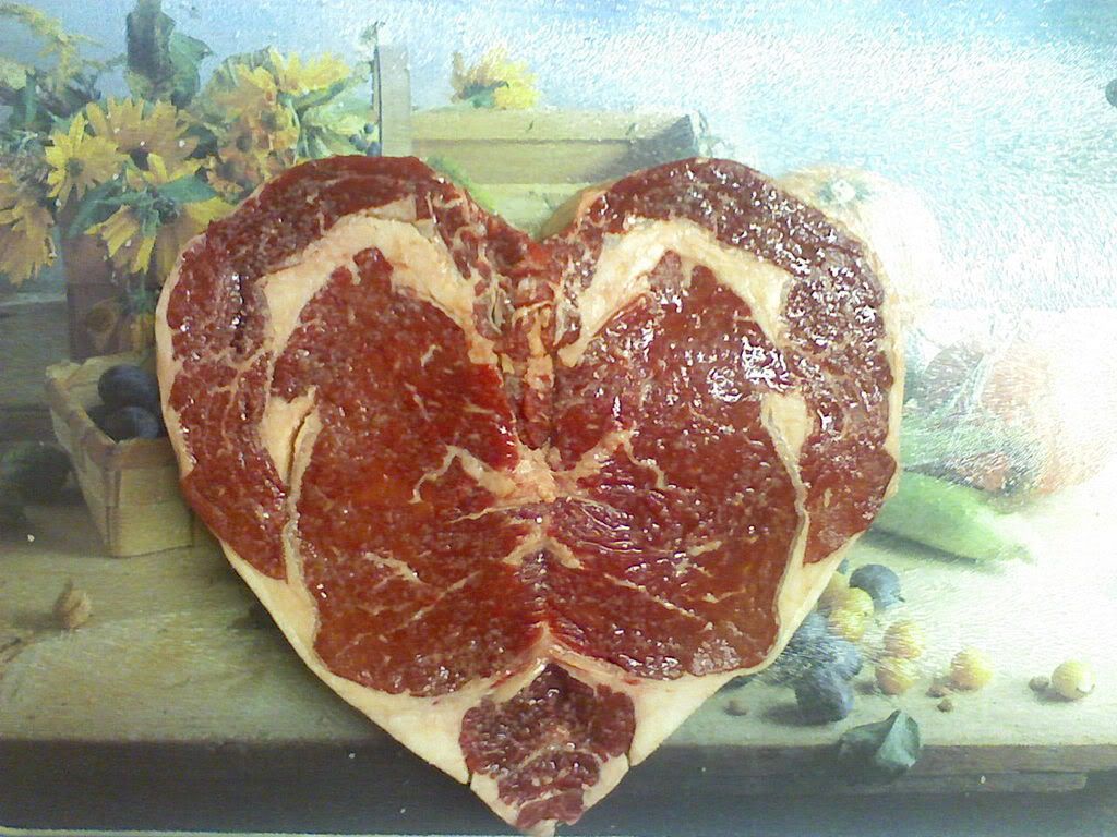 heart steak