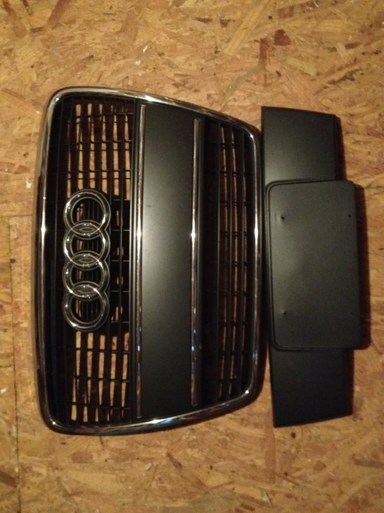 FS Audi front grill complete (plate delete) VW Vortex Volkswagen Forum