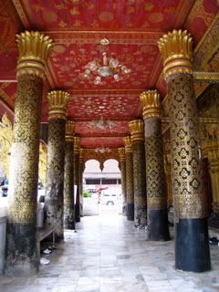 Columns outside Temple