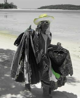 Beach seller