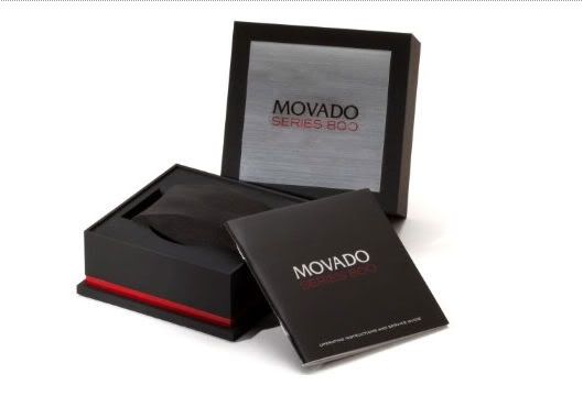 Movado Midsize Series 800 Black Thermoresin Strap Black Dial Watch #2600004