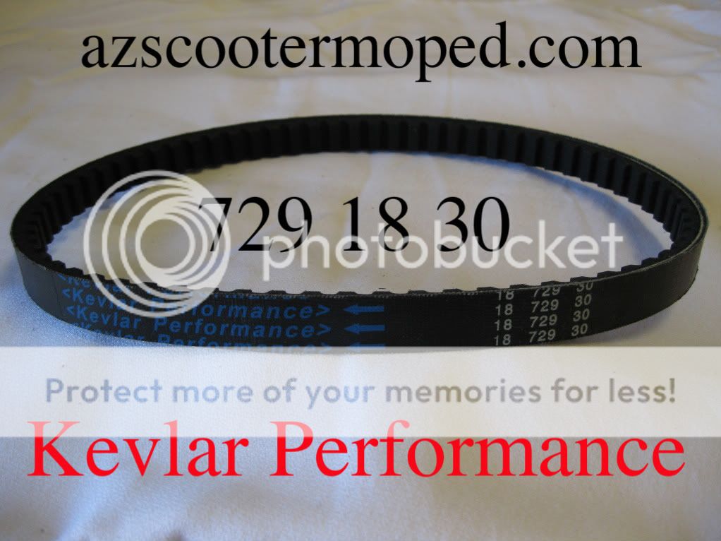 729 17.5 30 Kevlar Belt ROKETA TANK scooter GY6 139qmb  