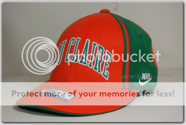 Nike Eau Claire ONeal 44 Mens s Hat Orange Green BNWT