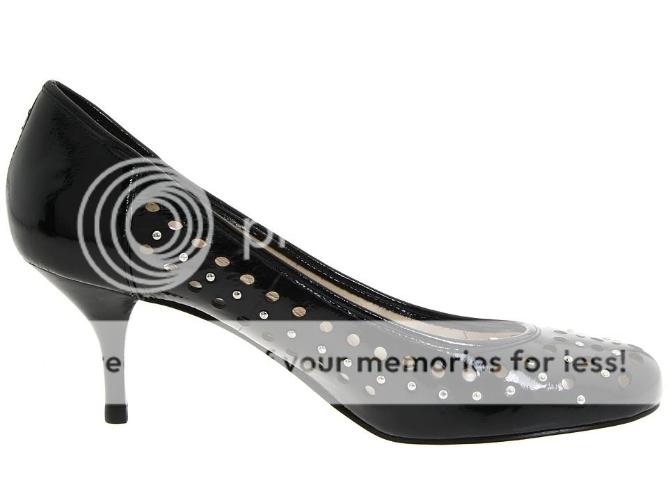 Michael Kors Artisan Women 5.5 M Black Sandal Pump Heel  